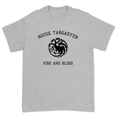 Polera GOT / Targaryen House - GRIS