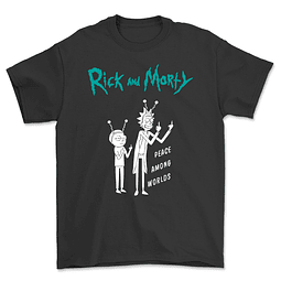 Polera Rick and Morty / Peace