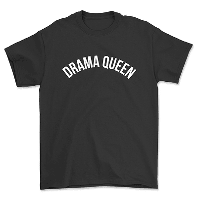 Polera Drama Queen - NEGRO