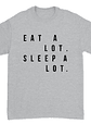 Polera Eat a Lot Sleep a Lot - Miniatura 2