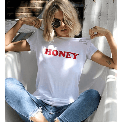 Polera Honey - BLANCO