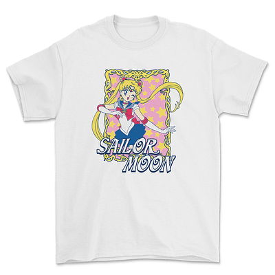 Polera Sailor Moon Guiño Premium - BLANCO