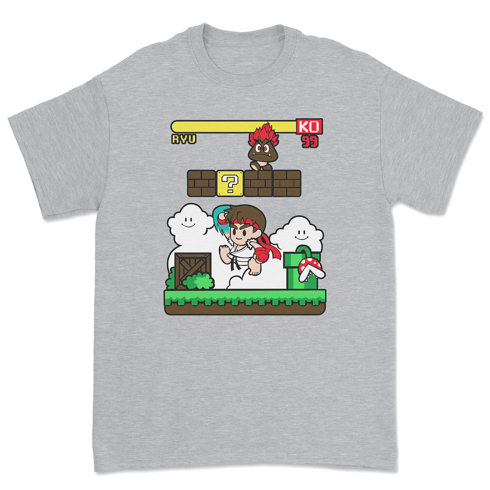 Polera Super Mario / Ryu Street Fighter Premium