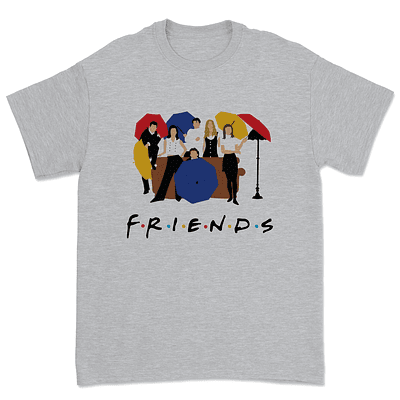 Polera Friends umbrella Premium - GRIS
