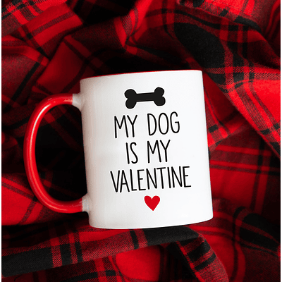 Tazón My Dog is my Valentine