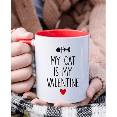 Tazón My Cat is my Valentine 