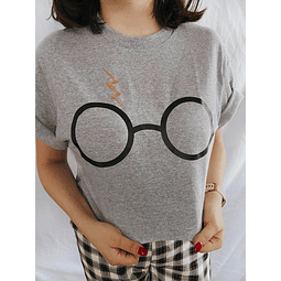 Polera Harry Potter / Lentes TALLA  M