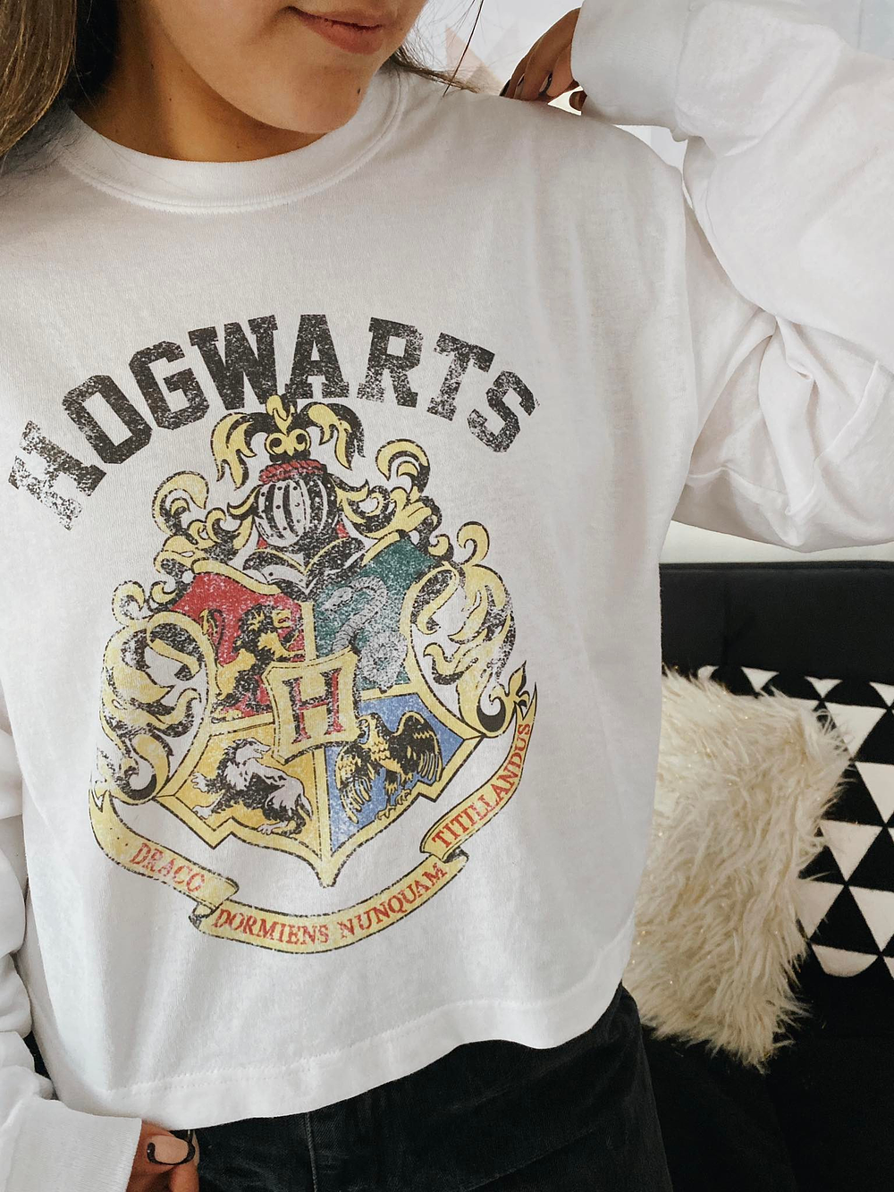 Polera Manga larga Hogwarts Premium 1