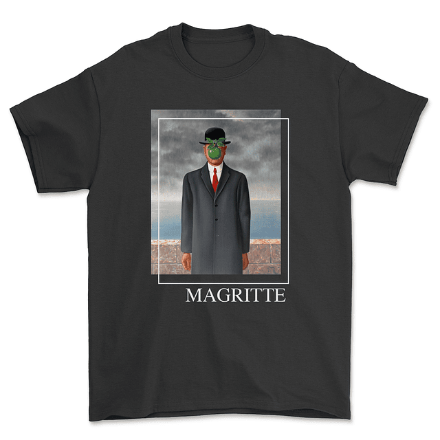 Polera Arte Magritte Premium TALLA L