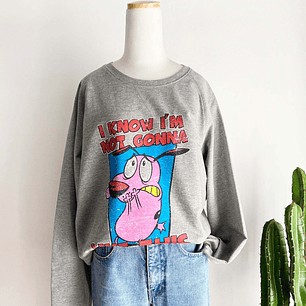 Poleron Coraje el perro cobarde TALLA L