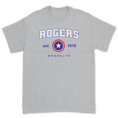 Polera Rogers Logo Premium - GRIS