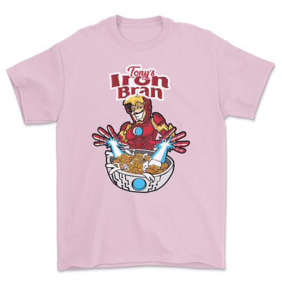 Polera Ironman Tony Stark Cereal Premium  - ROSADO