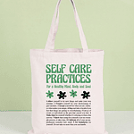 Totebag Self Care Practices