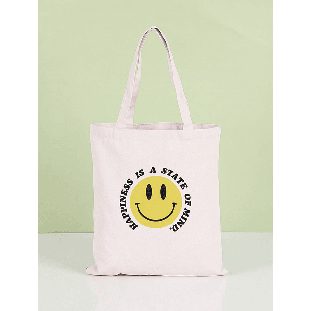 Totebag Happiness is a state of mind