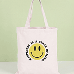 Totebag Happiness is a state of mind