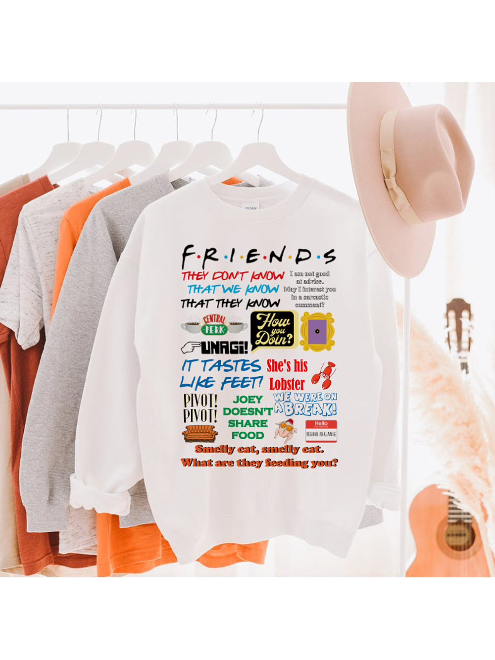 Poleron Polo Friends Frases TALLA XL 3