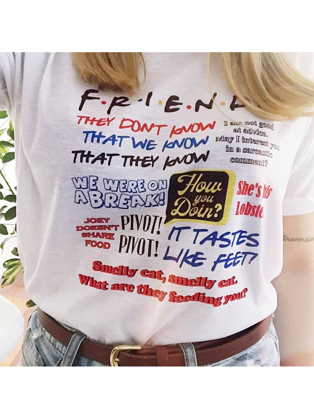 Polera Friends Frases talla M 1