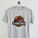 Polera TALLA S Jurassic Park gris 