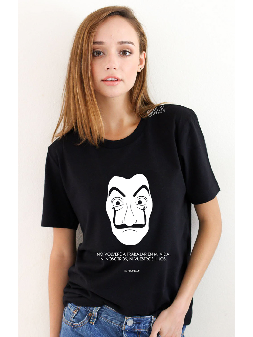 Polera La casa de papel / Dalí 1