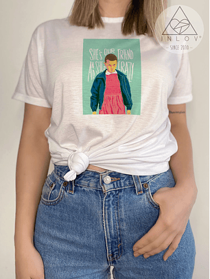 Polera TALLA S Stranger Things / Eleven Crazy