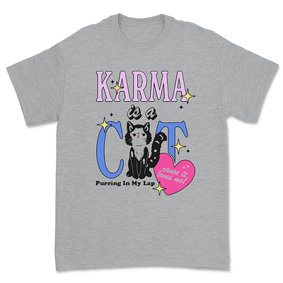 Polera Premium Karma is a Cat Taylor Swift  - GRIS