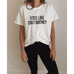 Polera TALLA L 2007 Britney 
