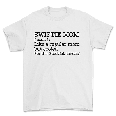 Polera Swiftie Mom Definición - BLANCO