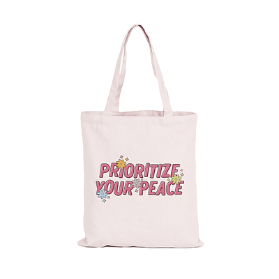 Totebag Prioritize your peace