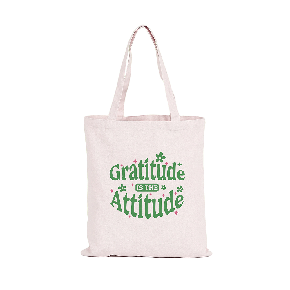 Totebag Gratitude is the Attitude