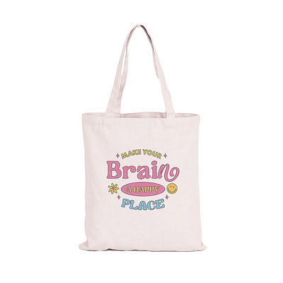 Totebag Make Your Brain a Happy Place