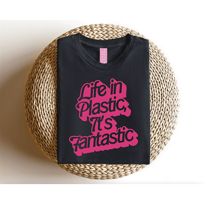 Polera Life in Plastic - NEGRO