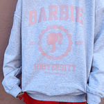 Polerón Barbie University Gris