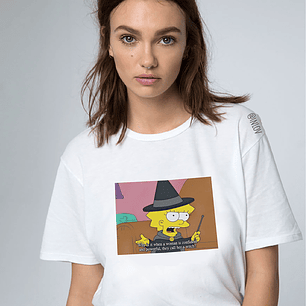Polera Los simpson / Lisa Witch