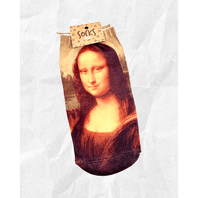 Calcetín Mona Lisa