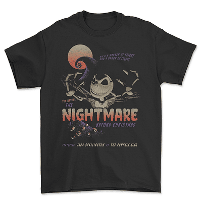 Polera Nightmare Before Christmas Vintage