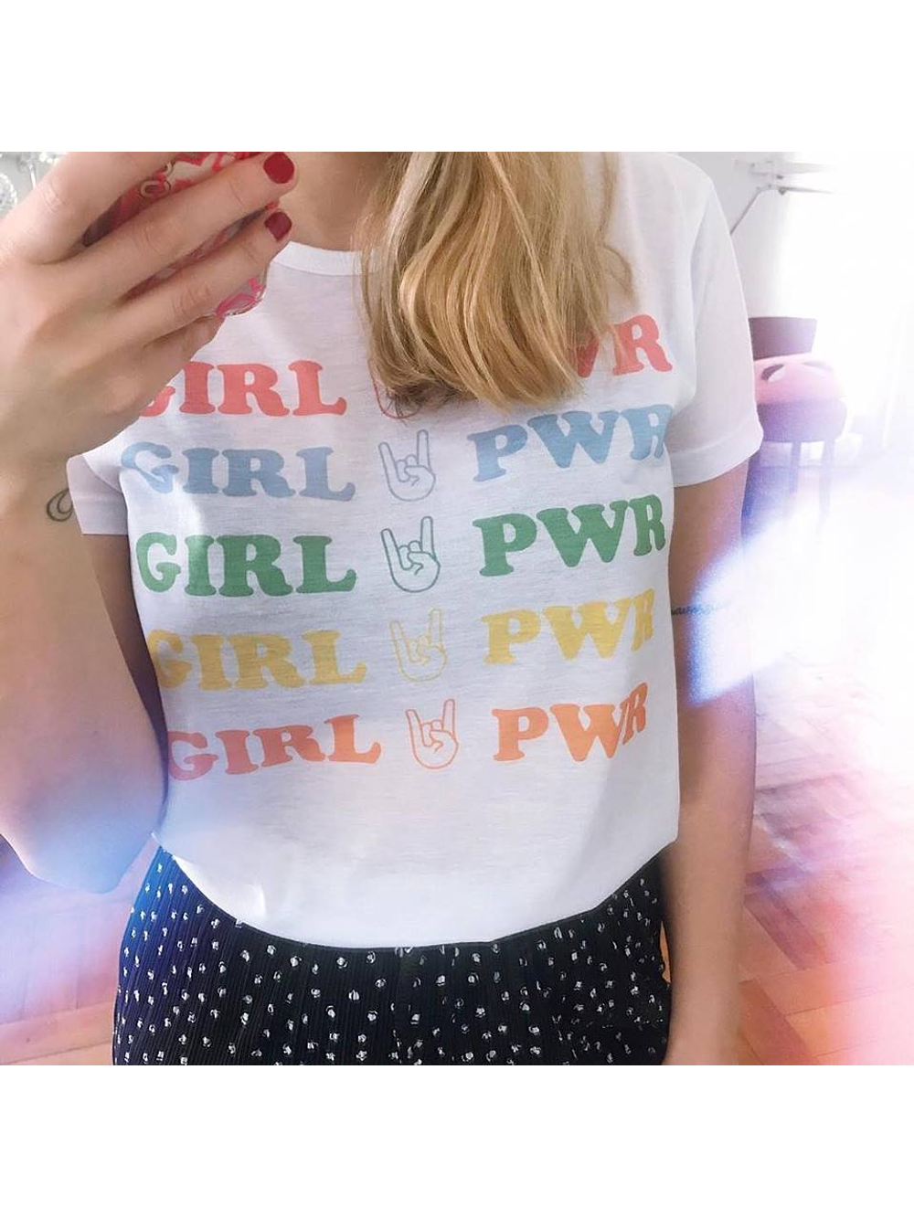 Polera Girl Power Colores 1