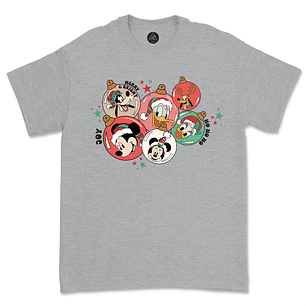 Polera Disney Christmas Esferas