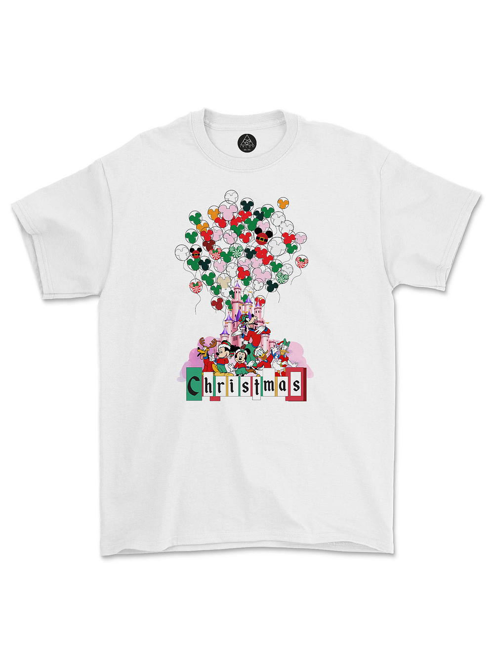 Polera Disney Christmas Globos 2