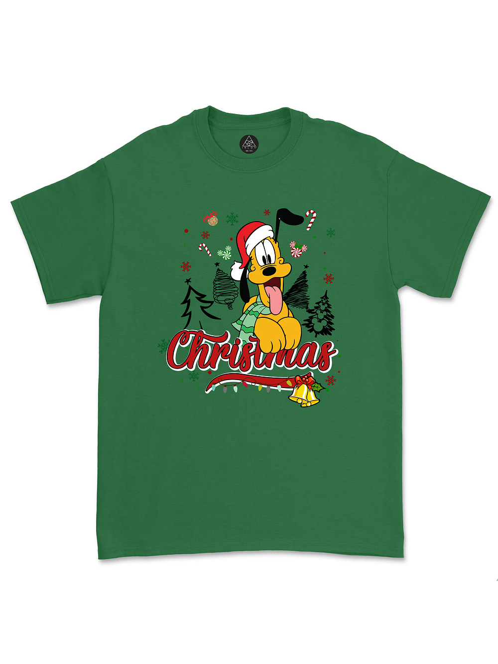 Polera Disney Christmas Pluto 3