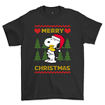 Polera Ugly Snoopy Xmas