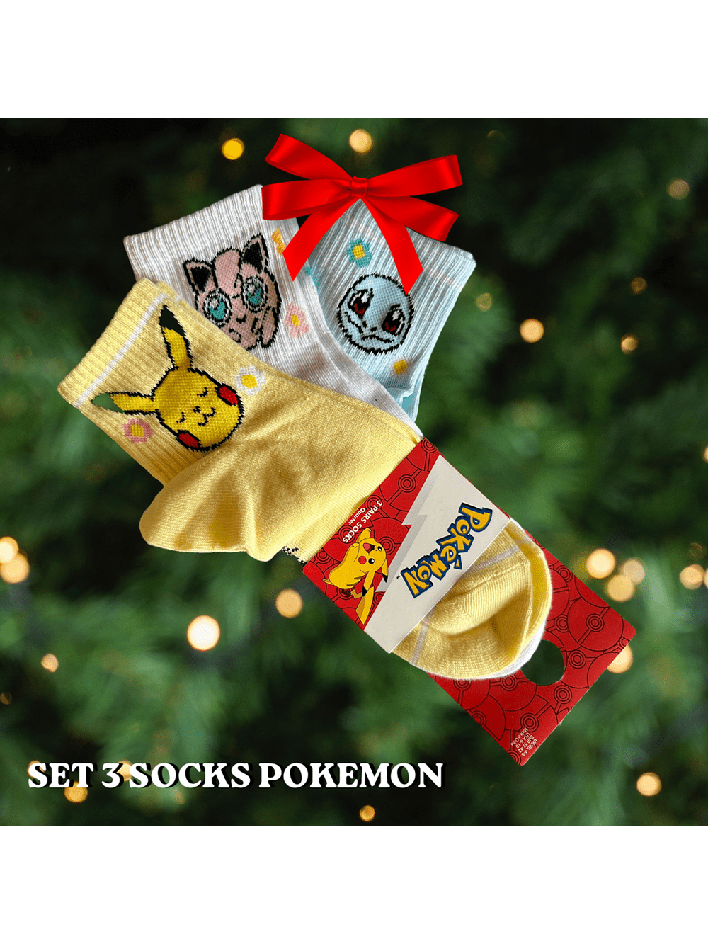 Set 3 Socks POKEMON 1