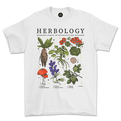 Polera Harry Potter / Herbology Premium - BLANCO