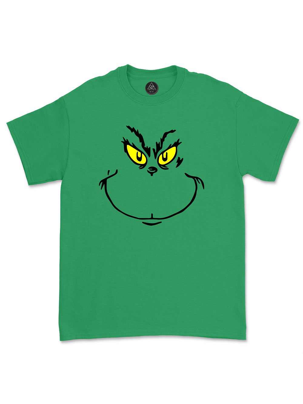 Polera Grinch Cara Clásico Verde Irish