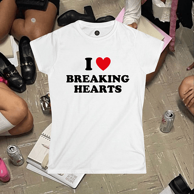 BABY TEE MUJER I LOVE BREAKING HEARTS