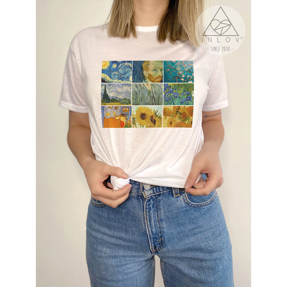 Polera Arte Cuadros Van Gogh talla M