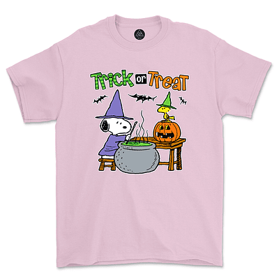 Polera TRick or Treat Snoopy - ROSA