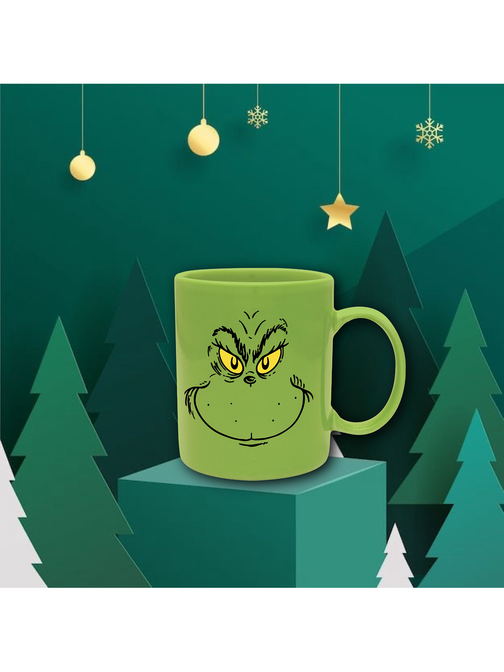 Taza Verde Grinch 