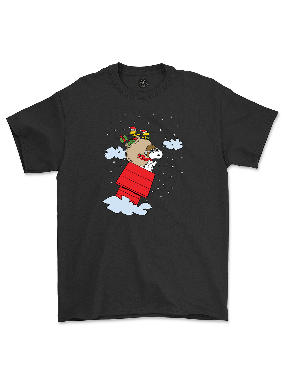 Polera Snoopy casita voladora xmas 2