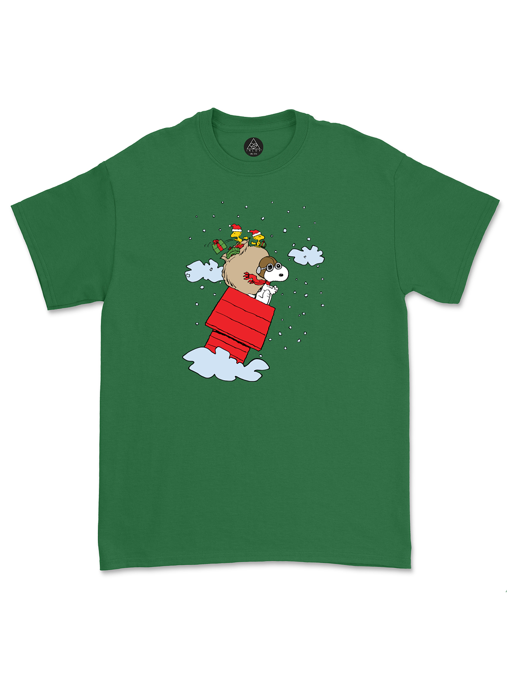 Polera Snoopy casita voladora xmas 1