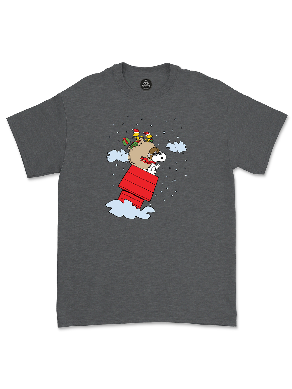 Polera Snoopy casita voladora xmas 8